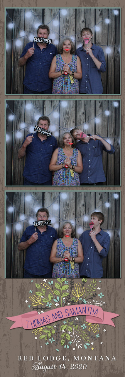 Sammy and Thomas Wedding | View more photos from the event at gallery.photoboothbillings.com/u/PhotoBoothBillings/Sammy-and-Thomas-Wedding